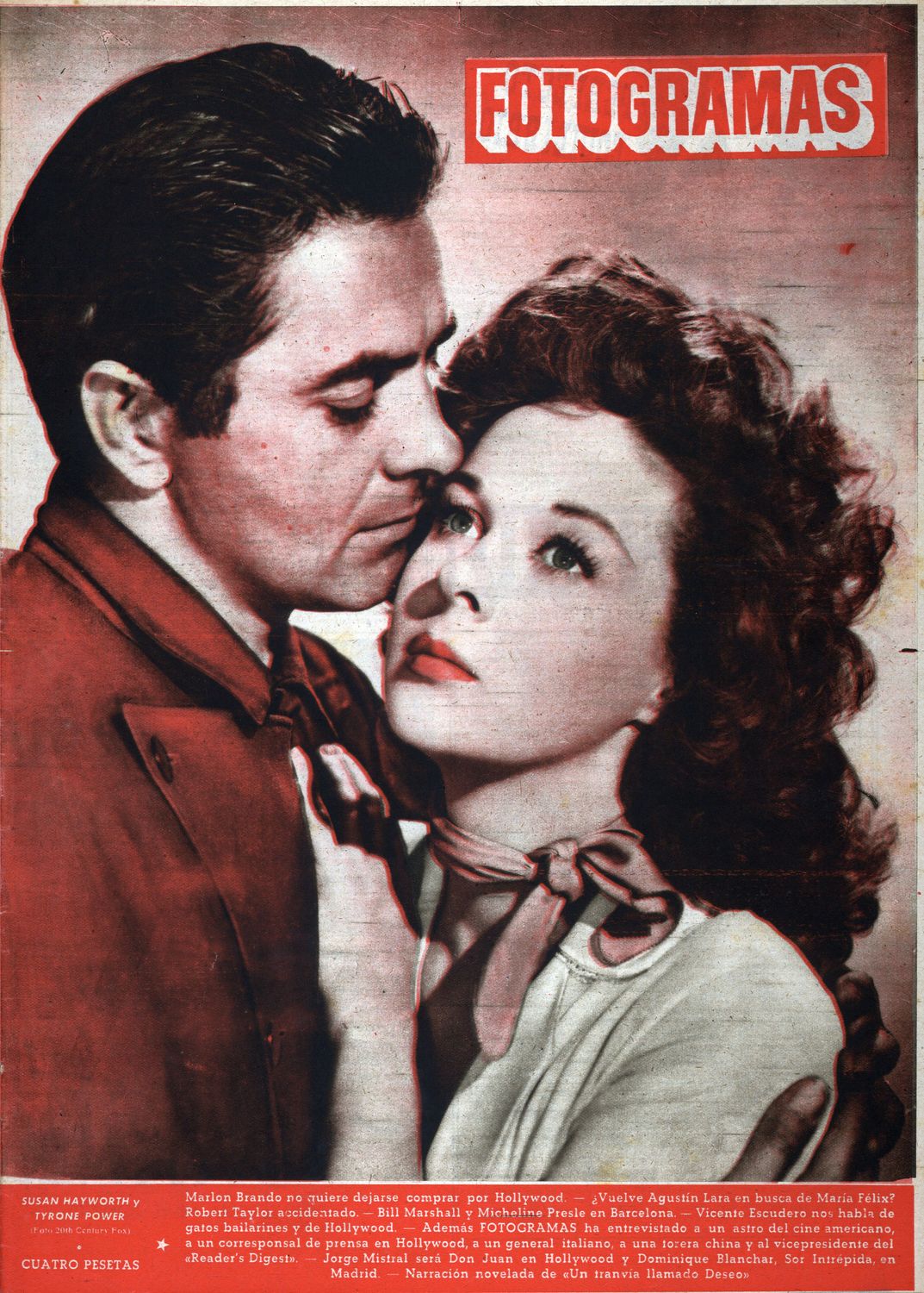FOTOGRAMAS magazine cover Issue 177 4 April 1952