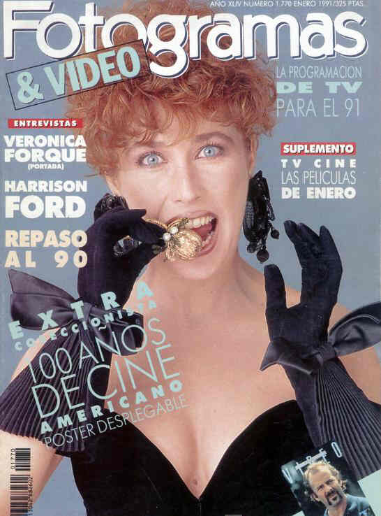 FOTOGRAMAS magazine cover Issue 1770 January 1991