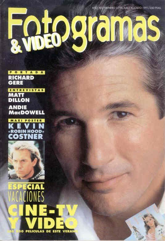 FOTOGRAMAS magazine cover Issue 1776 July/August 1991