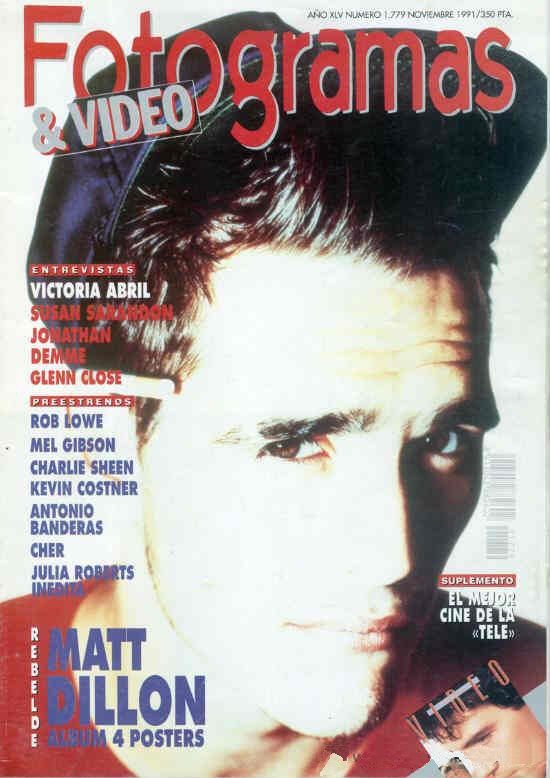 FOTOGRAMAS magazine cover Issue 1779 November 1991