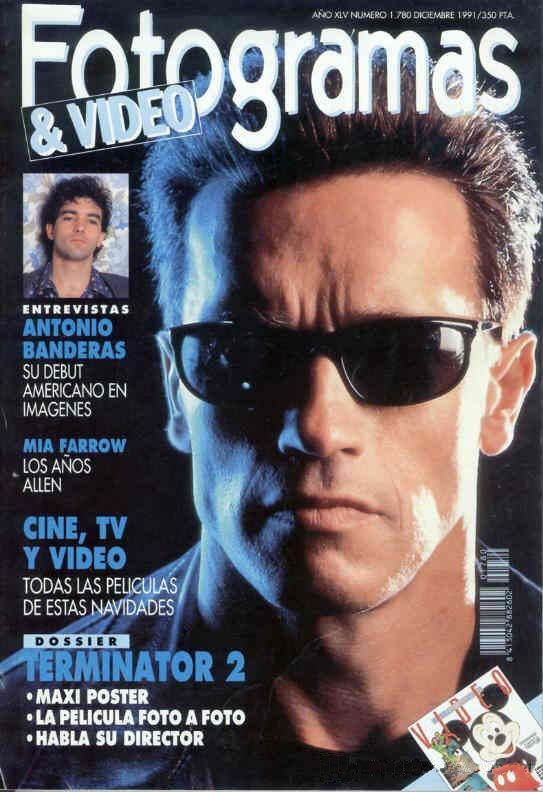 FOTOGRAMAS magazine cover Issue 1780 December 1991