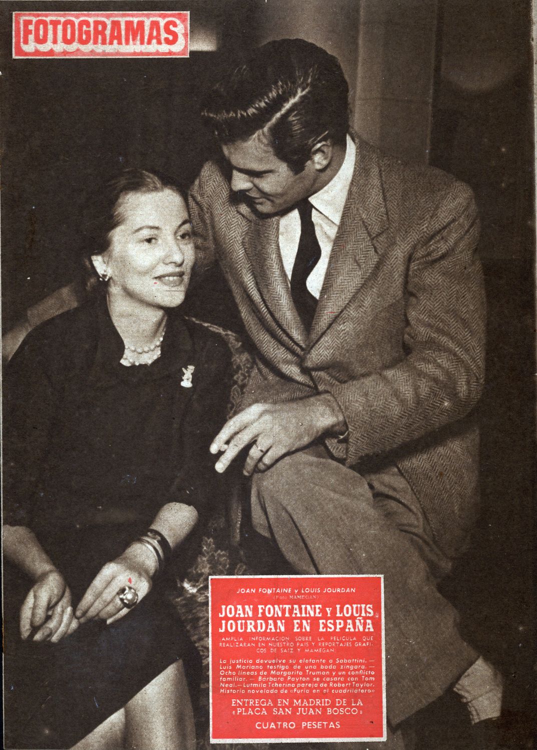 FOTOGRAMAS magazine cover Issue 181 2 May 1952