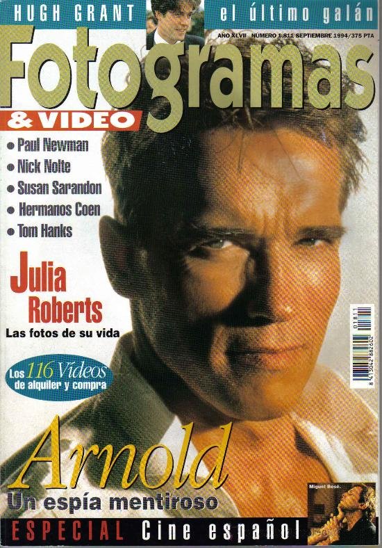 FOTOGRAMAS magazine cover Issue 1811 September 1994