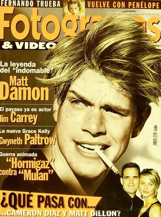 FOTOGRAMAS magazine cover Issue 1861 November 1998