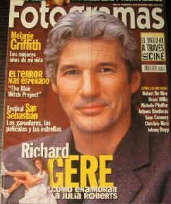 FOTOGRAMAS magazine cover Issue 1872 October 1999