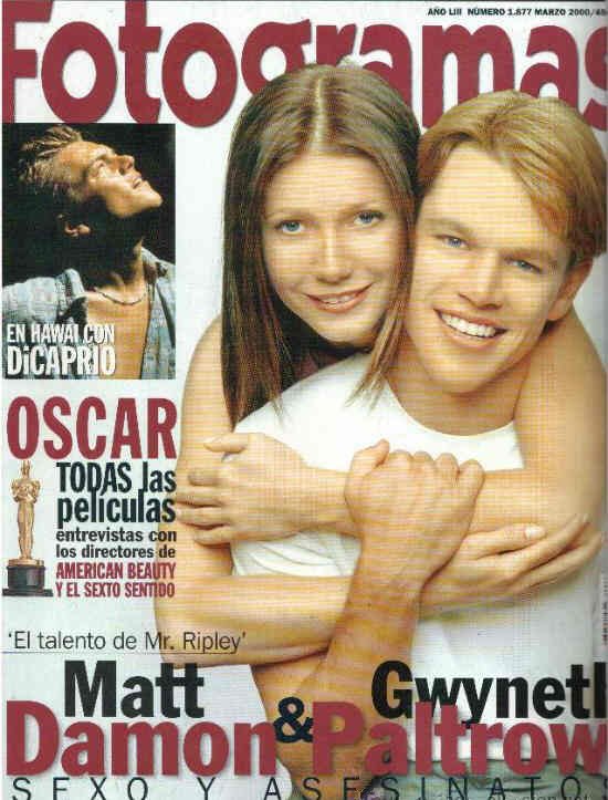 FOTOGRAMAS magazine cover Issue 1877 March 2000
