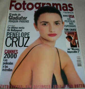 FOTOGRAMAS magazine cover Issue 1880 June 2000