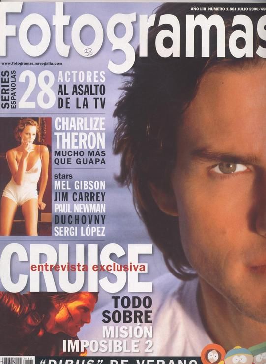 FOTOGRAMAS magazine cover Issue 1881 July 2000