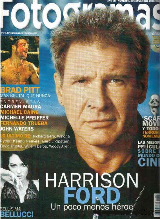 FOTOGRAMAS magazine cover Issue 1885 November 2000