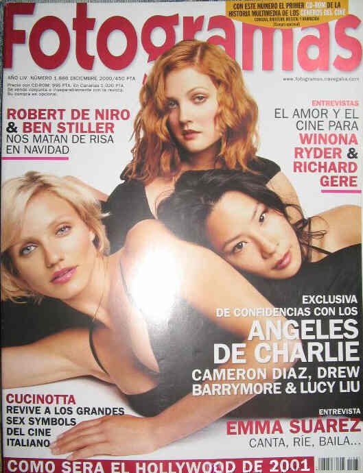 FOTOGRAMAS magazine cover Issue 1886 December 2000