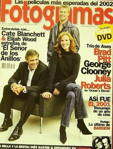 FOTOGRAMAS magazine cover Issue 1899 January 2002