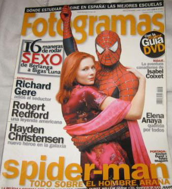 FOTOGRAMAS magazine cover Issue 1904 June 2002