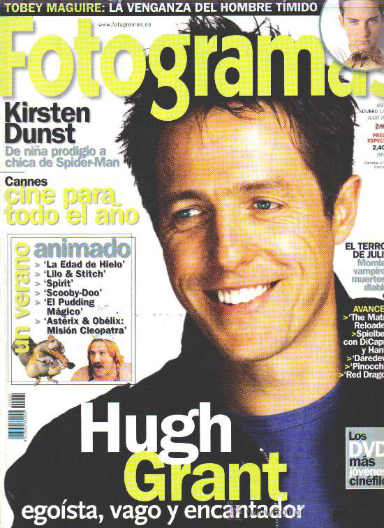 FOTOGRAMAS magazine cover Issue 1905 July 2002