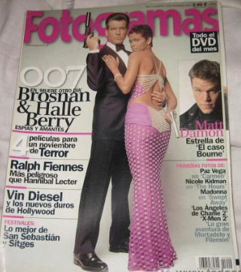 FOTOGRAMAS magazine cover Issue 1909 November 2002