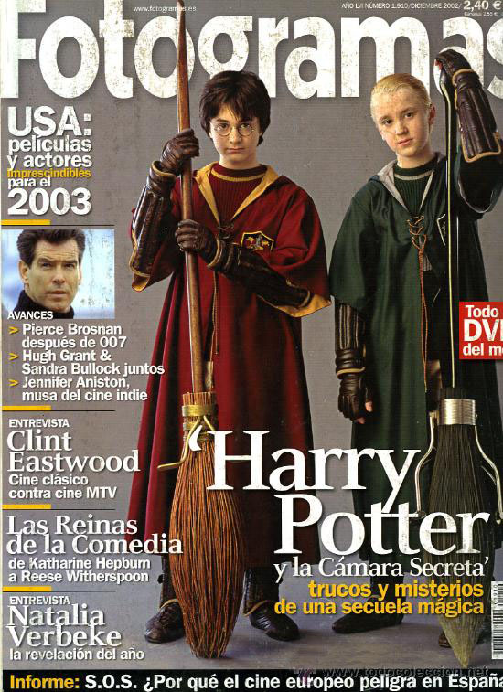FOTOGRAMAS magazine cover Issue 1910 December 2002