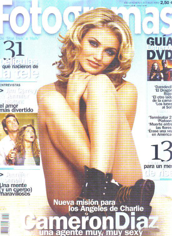 FOTOGRAMAS magazine cover Issue 1917  2003