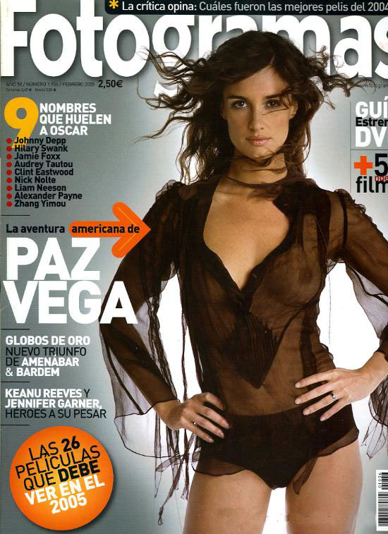 FOTOGRAMAS magazine cover Issue 1936 February 2005
