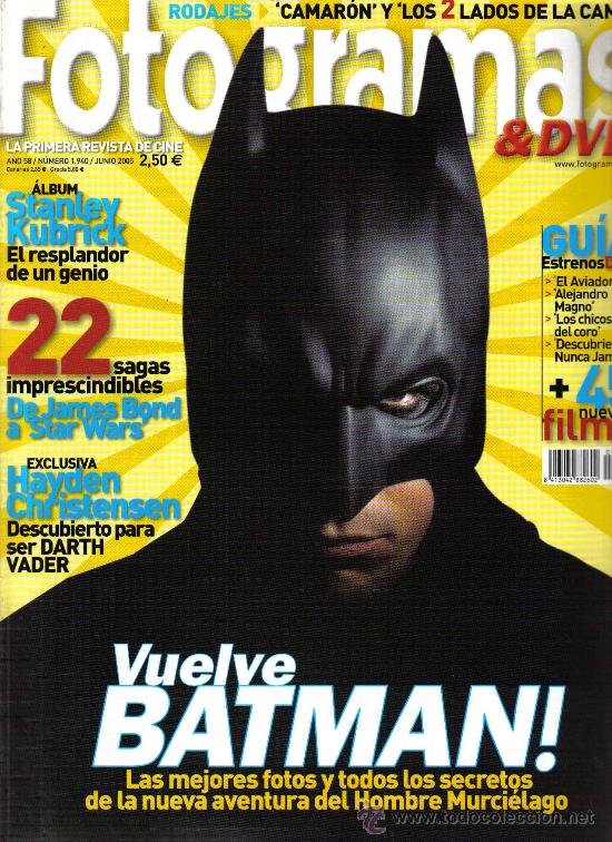 FOTOGRAMAS magazine cover Issue 1940 June 2005