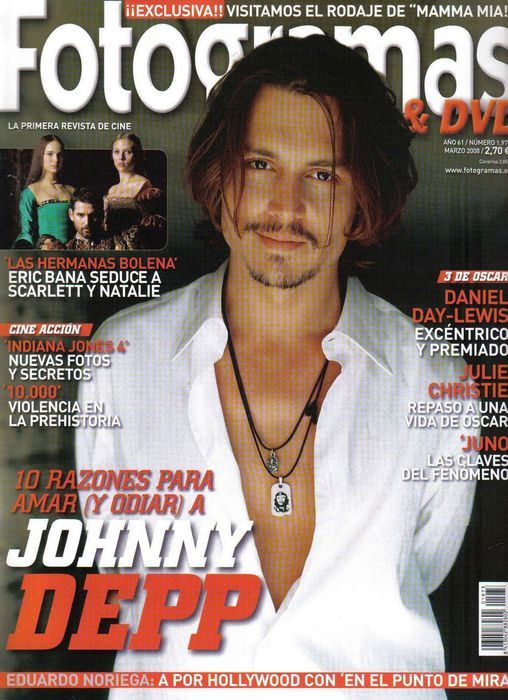 FOTOGRAMAS magazine cover Issue 1973 March 2008