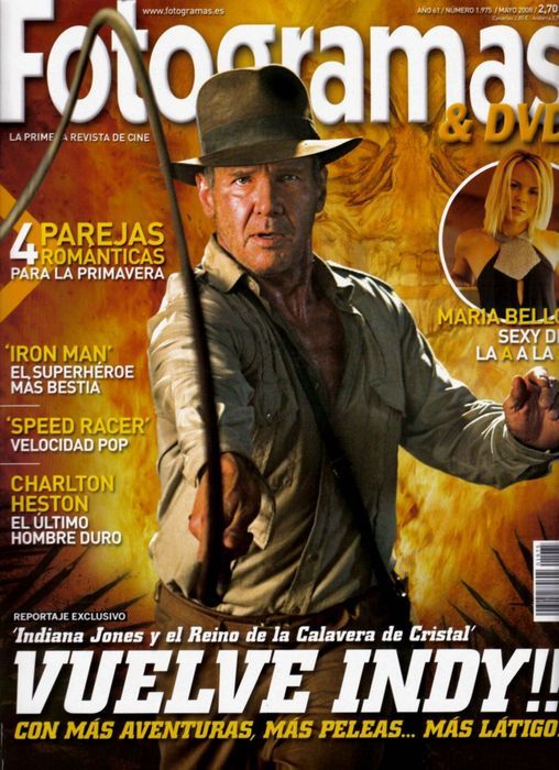 FOTOGRAMAS magazine cover Issue 1975 May 2008