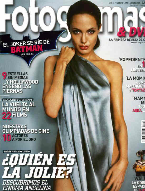 FOTOGRAMAS magazine cover Issue 1978 August 2008