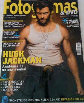 FOTOGRAMAS magazine cover Issue 1986 April 2009
