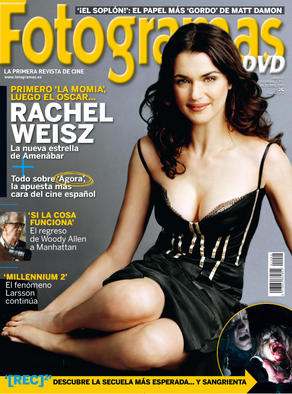 FOTOGRAMAS magazine cover Issue 1992 October 2009