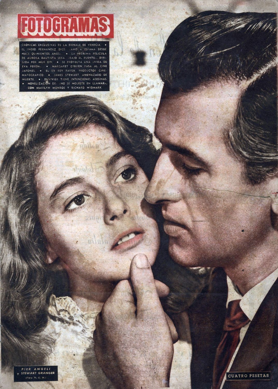 FOTOGRAMAS magazine cover Issue 200 19 September 1952