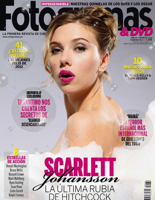 FOTOGRAMAS magazine cover Issue 2032 February 2013