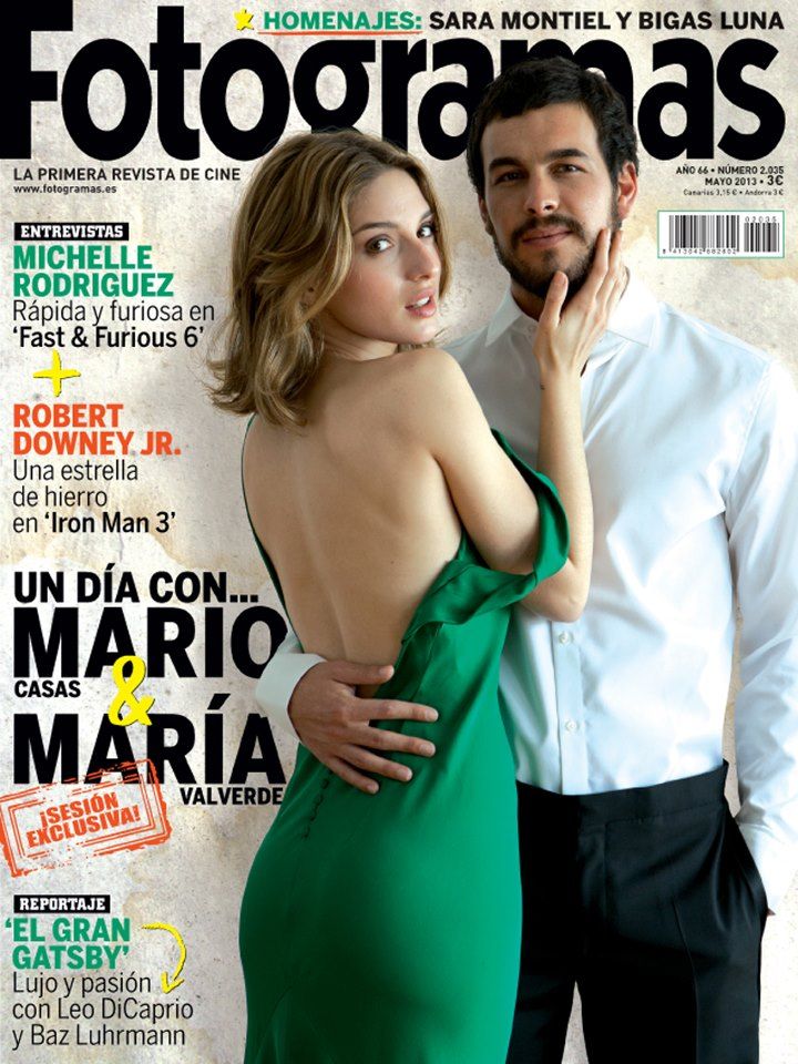 FOTOGRAMAS magazine cover Issue 2035 May 2013