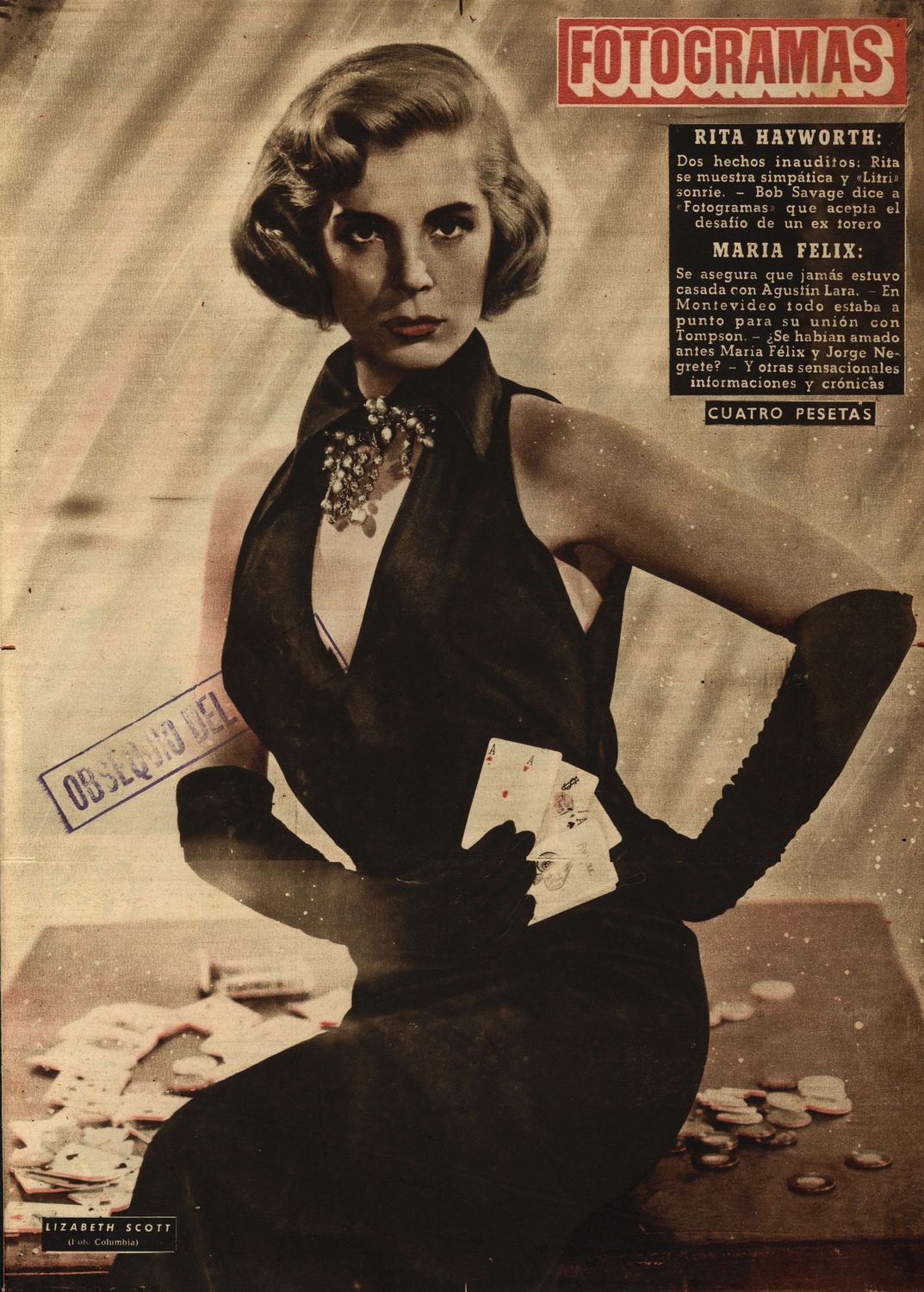 FOTOGRAMAS magazine cover Issue 206 31 October 1952
