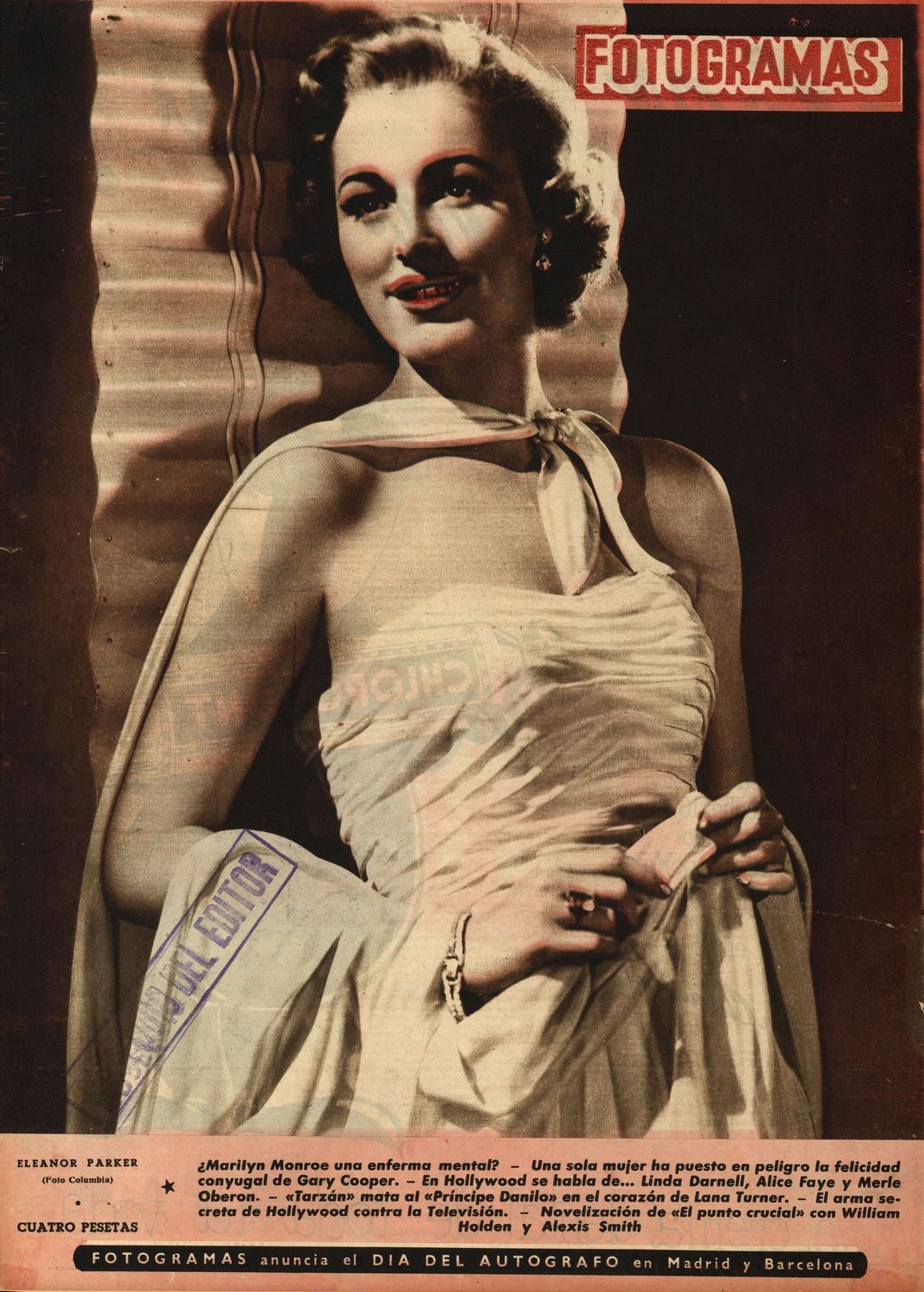FOTOGRAMAS magazine cover Issue 209 21 November 1952
