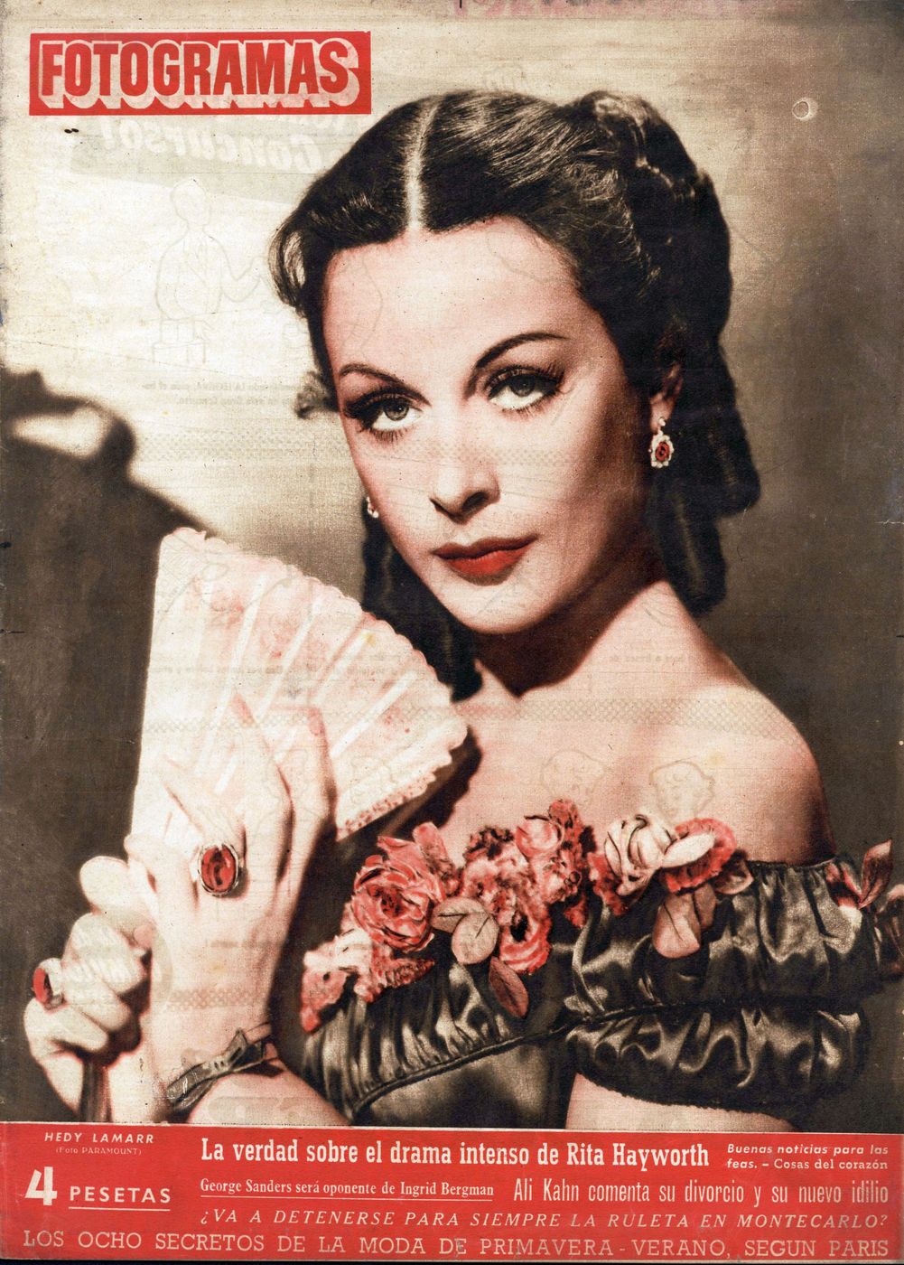 FOTOGRAMAS magazine cover Issue 221 13 February 1953