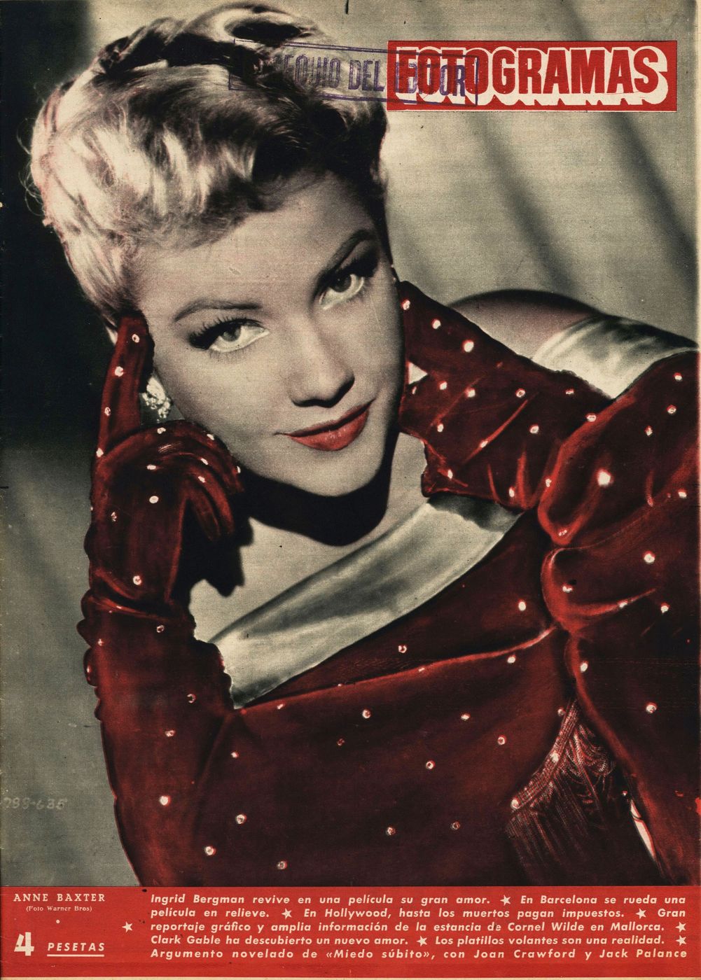 FOTOGRAMAS magazine cover Issue 234 15 May 1953