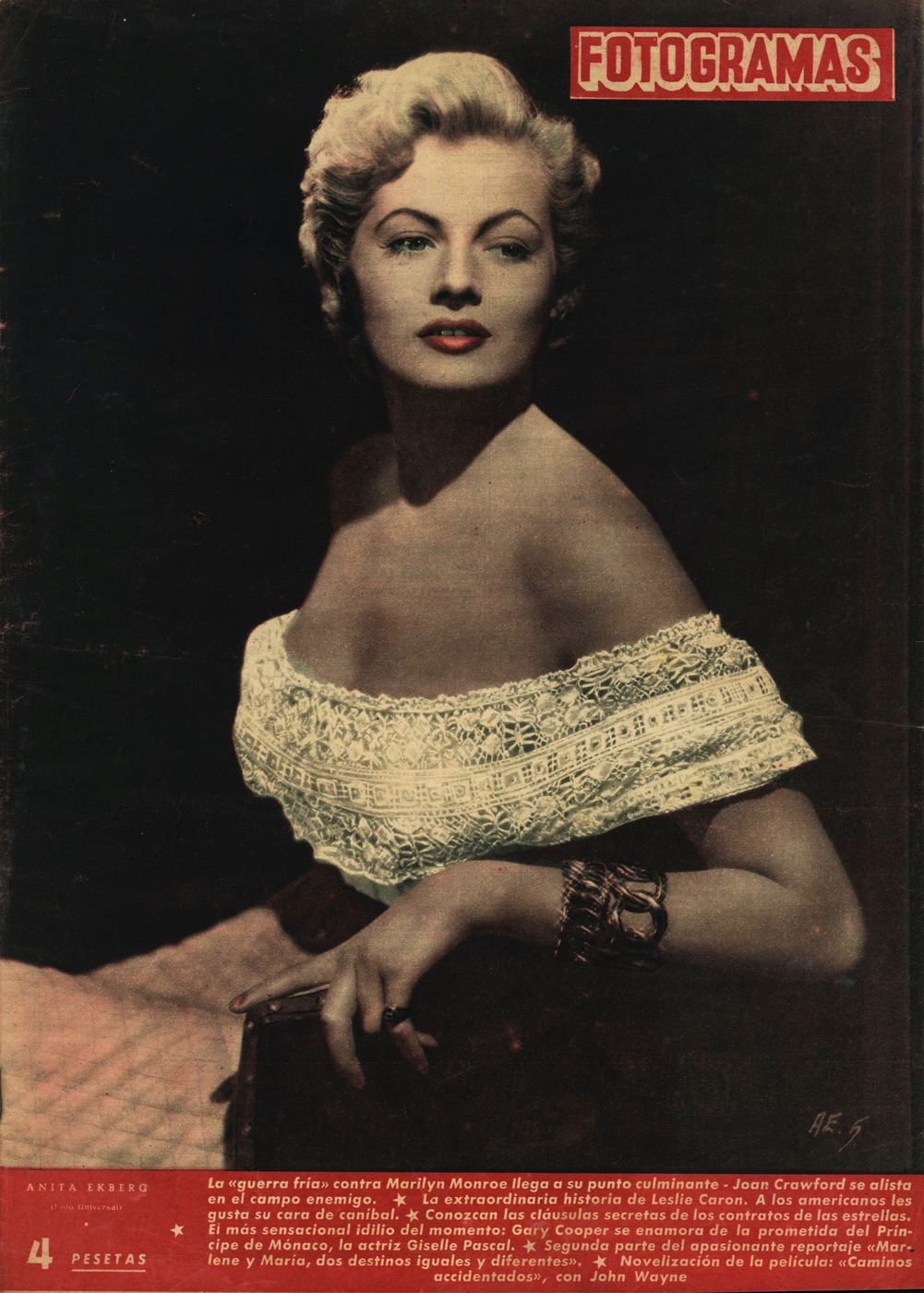 FOTOGRAMAS magazine cover Issue 236 29 May 1953