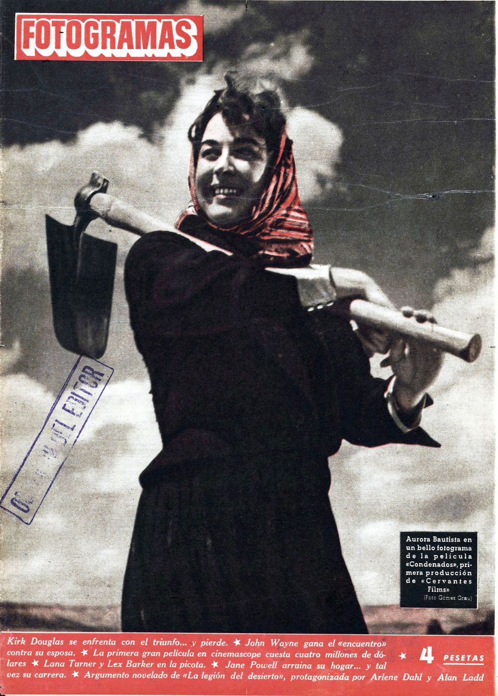 FOTOGRAMAS magazine cover Issue 241 3 July 1953