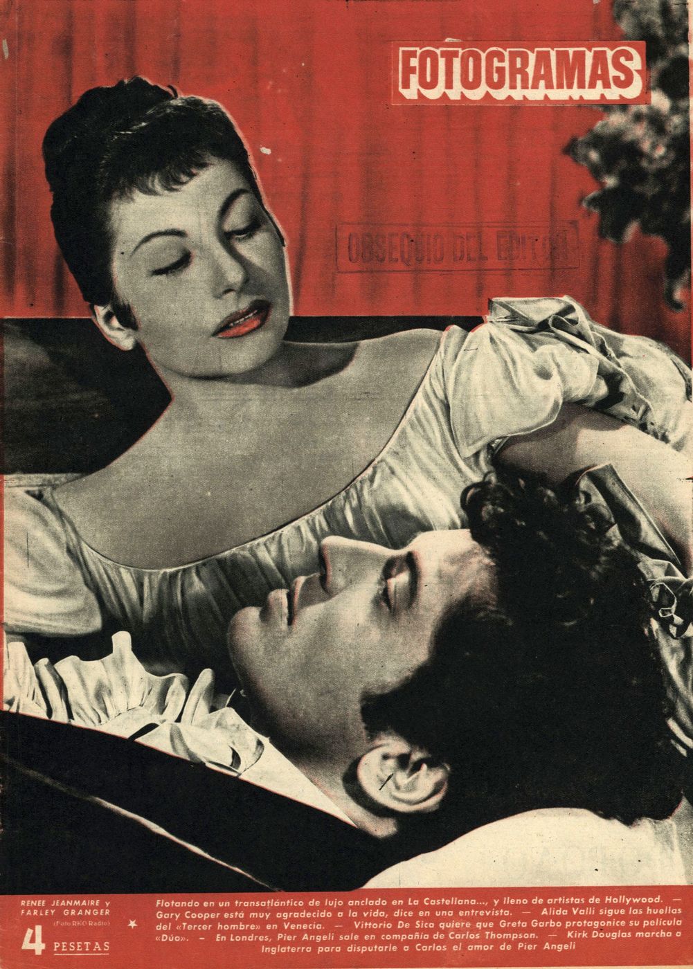 FOTOGRAMAS magazine cover Issue 244 24 July 1953