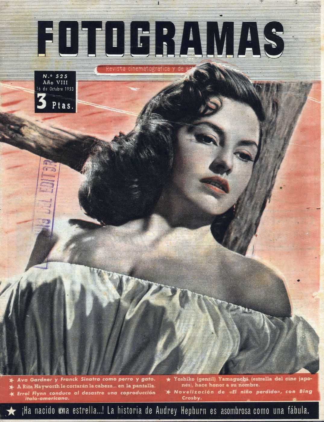 FOTOGRAMAS magazine cover Issue 255 ? October 1953