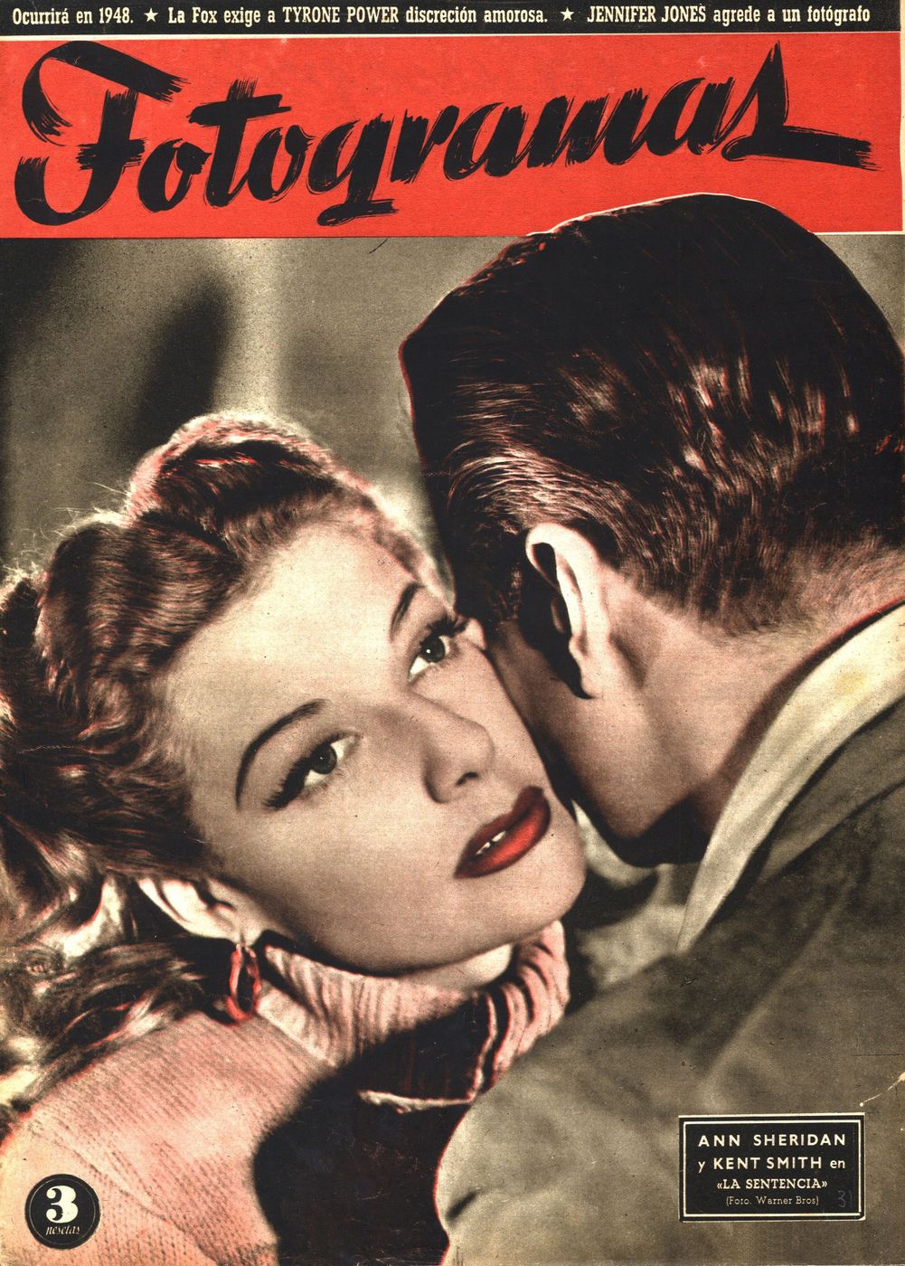 FOTOGRAMAS magazine cover Issue 31  1948