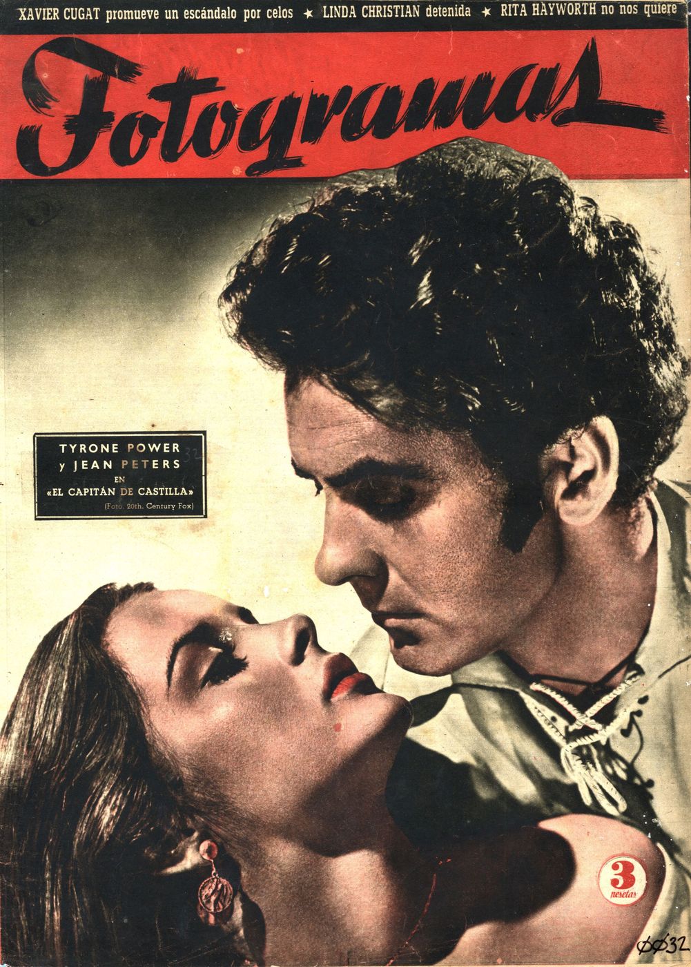 FOTOGRAMAS magazine cover Issue 32  1948