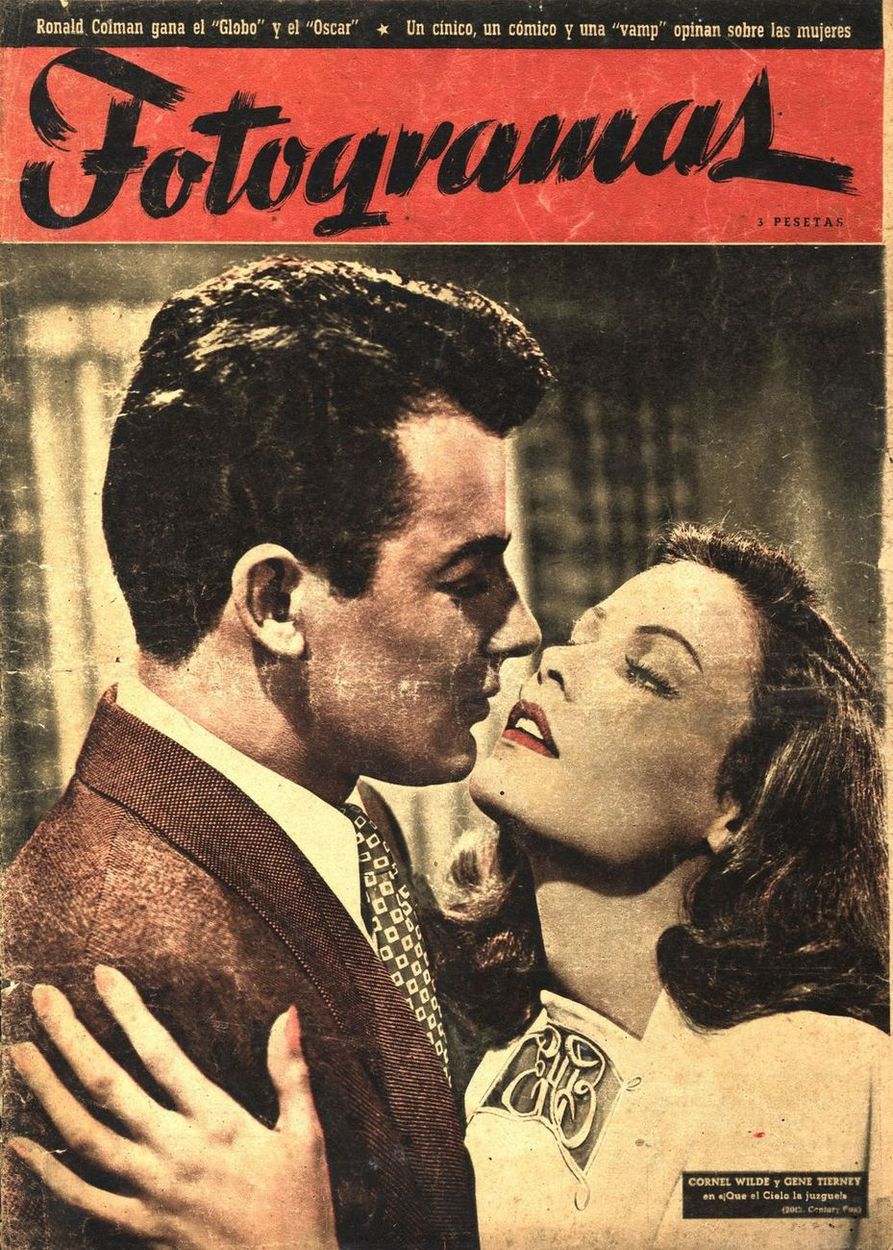 FOTOGRAMAS magazine cover Issue 34  1948