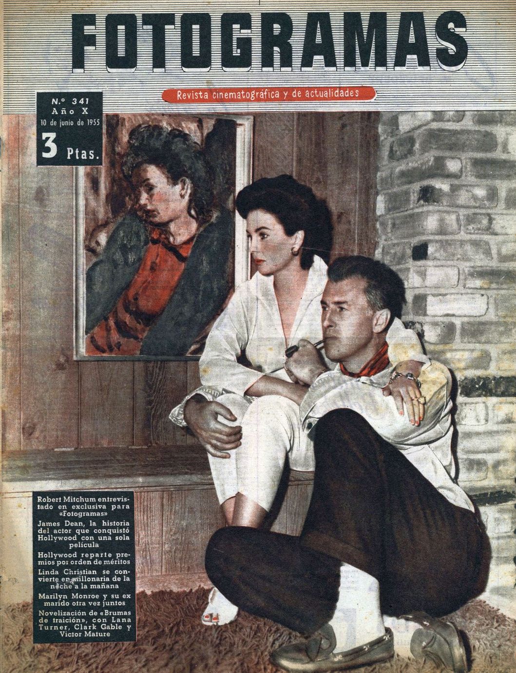 FOTOGRAMAS magazine cover Issue 341 9 June 1955