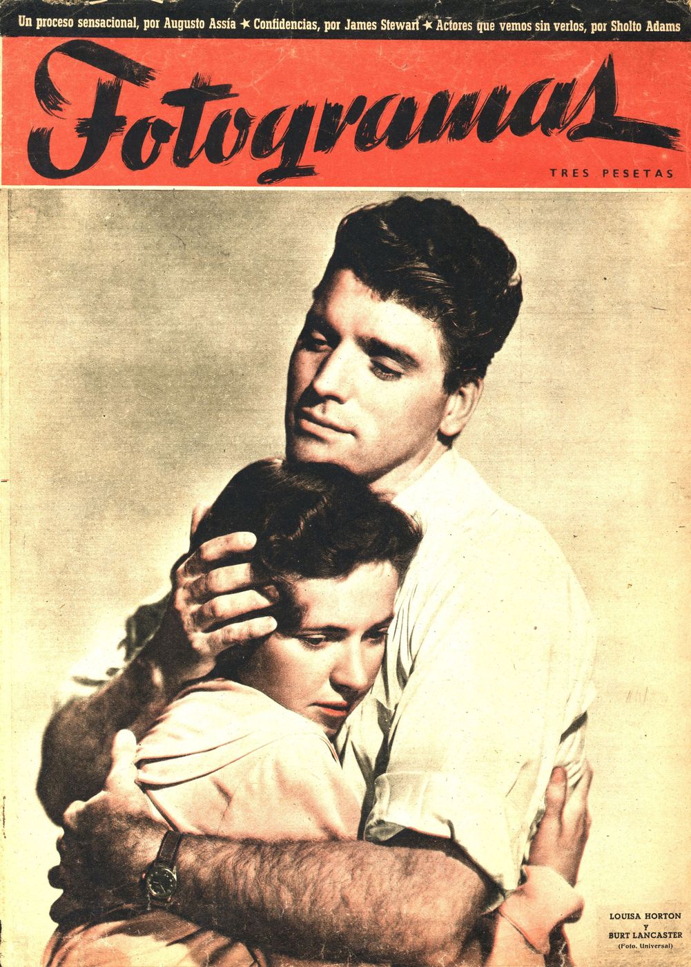 FOTOGRAMAS magazine cover Issue 35  1948