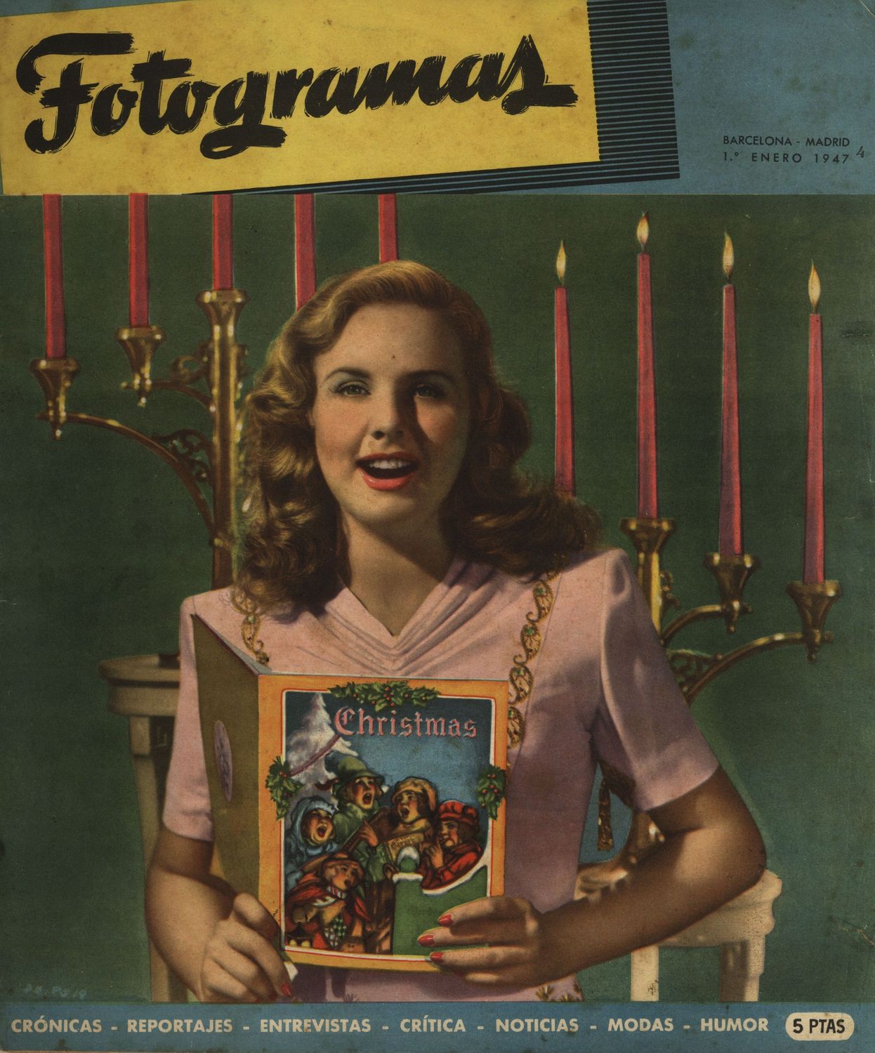FOTOGRAMAS magazine cover Issue 4 1 January 1947