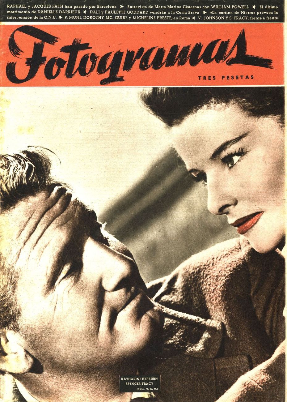 FOTOGRAMAS magazine cover Issue 40  1948