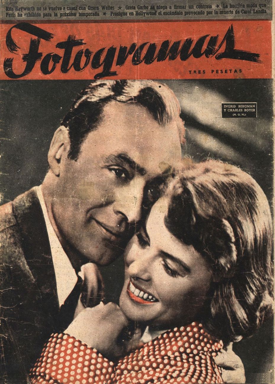 FOTOGRAMAS magazine cover Issue 43  1948