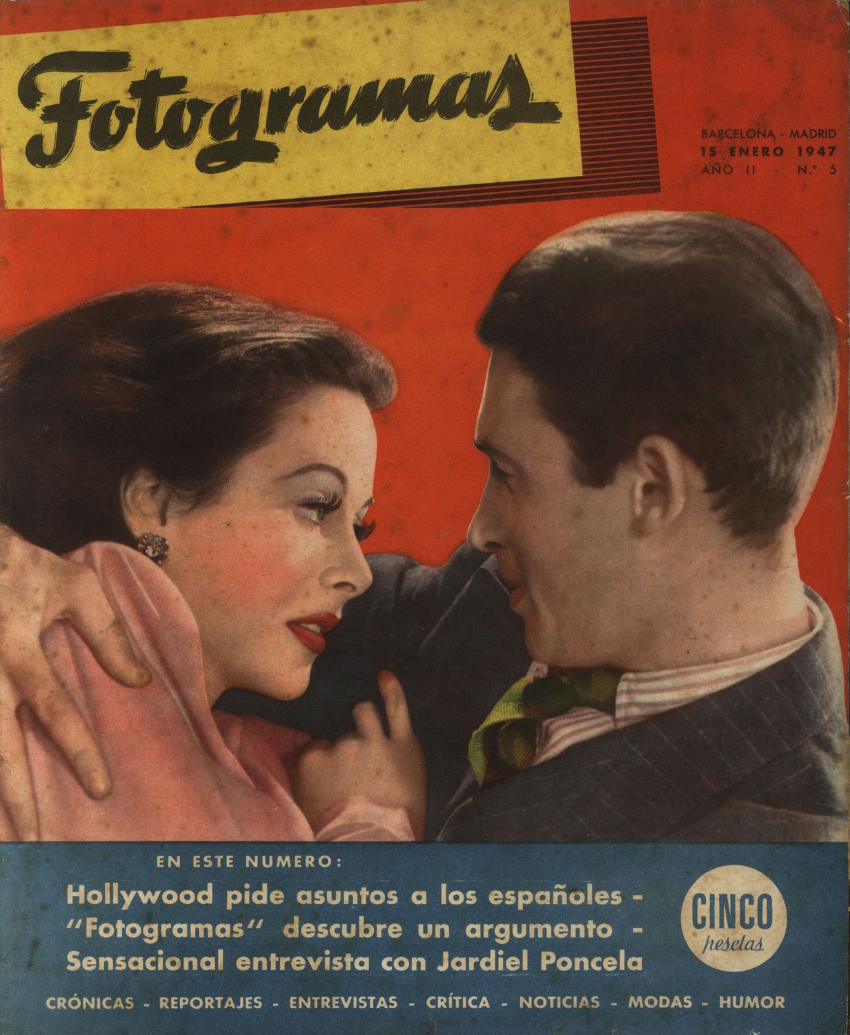 FOTOGRAMAS magazine cover Issue 5 15 January 1947