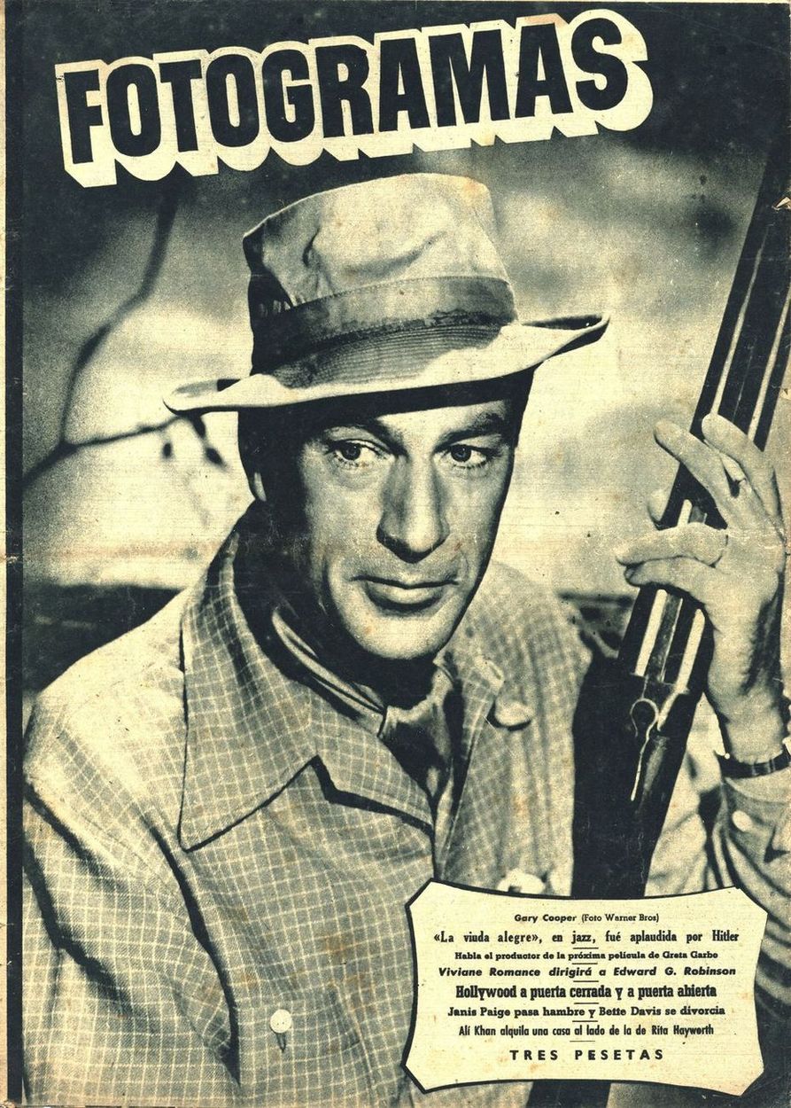FOTOGRAMAS magazine cover Issue 50 1 December 1948