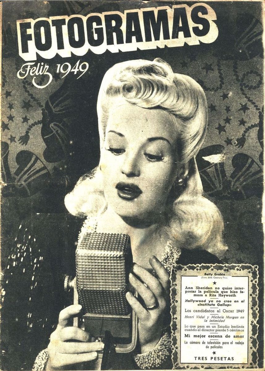 FOTOGRAMAS magazine cover Issue 52 1 January 1949