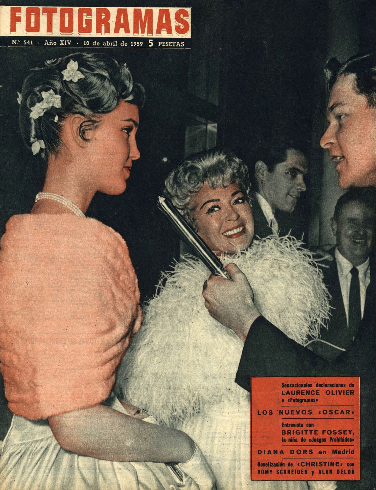 FOTOGRAMAS magazine cover Issue 541 10 April 1959